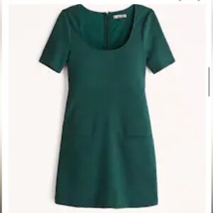 Abercrombie Dark Green Short Sleeve Dress